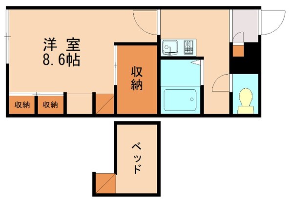 新飯塚駅 徒歩35分 2階の物件間取画像